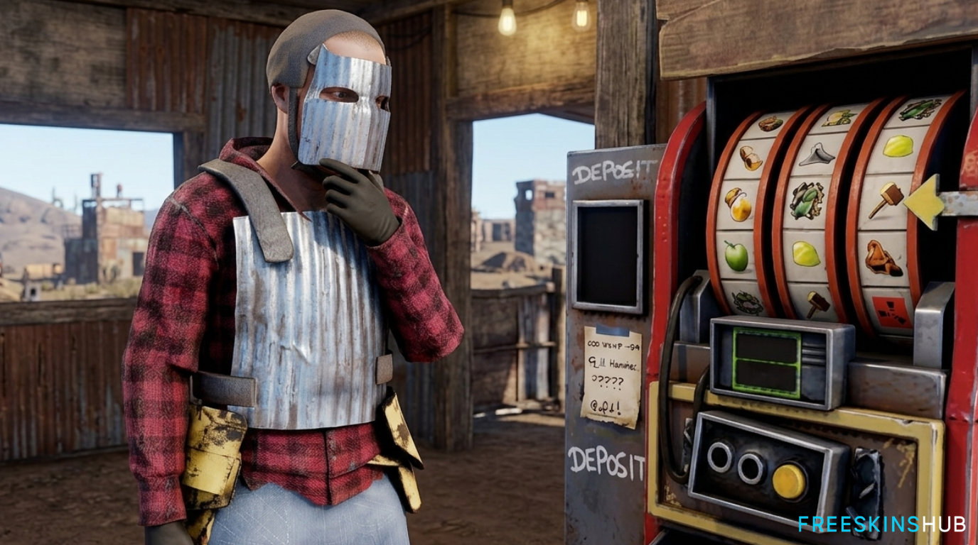 Rust themed picture for the section what are Rust gambling sites